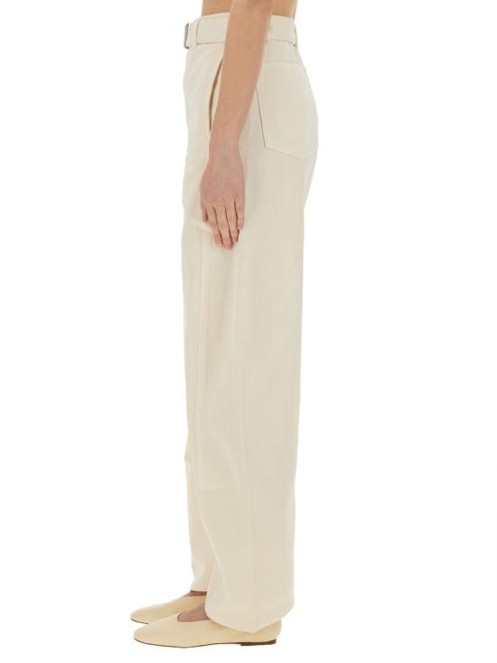 26SS 르메르 트위스트 벨티드 팬츠 PA326 LD1034WH004 IVORY - LEMAIRE