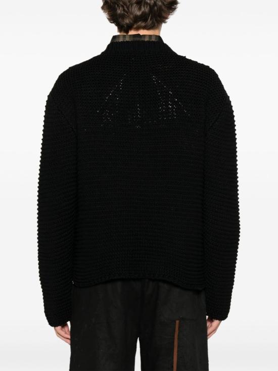 25SS 알렉산더 맥퀸 스웨터 829319 Q1BDL1080 Black - ALEXANDER MCQUEEN