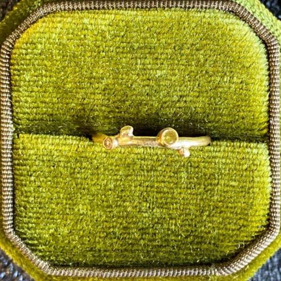  Anna Johnson 반지 안나 존슨 카나리아 스피레아 링