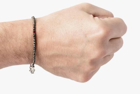  title of work 브레이슬릿 작품명: 구슬로 장식한 황철석 팔찌 (루비 팔찌 포함) - OTHER BRANDS