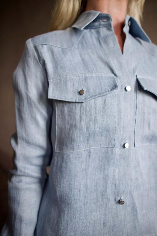  티더블유피 데님 셔츠 Twp New Carter 버튼업 - TWP