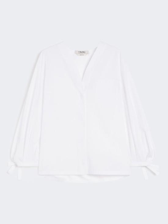 25FW 에스막스마라 블라우스 2529116031600001 WHITE