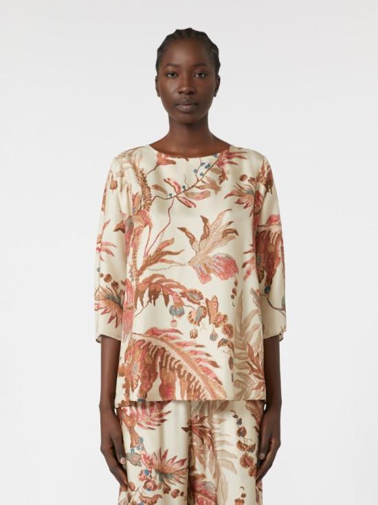 25FW 위켄드막스마라 블라우스 2525116091600001 BEIGE - WEEKEND MAX MARA