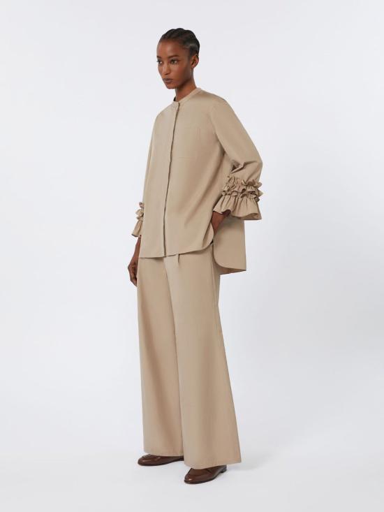 25FW 에스막스마라 스트레이트 팬츠 2529136041600022 BEIGE - 'S MAX MARA