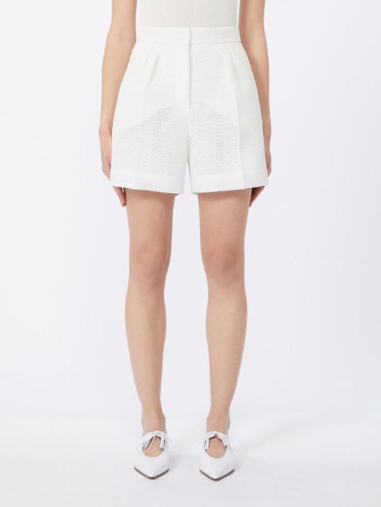 25FW 막스마라 스트레이트 팬츠 2521786011600001 WHITE - MAX MARA