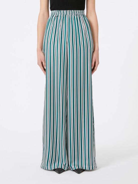 25FW 막스마라 스트레이트 팬츠 2521136151600001 DARK GREEN - MAX MARA