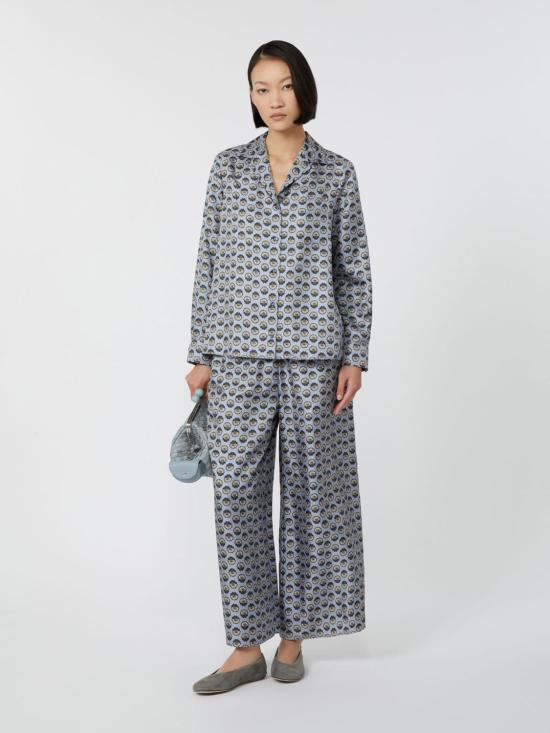 25FW 위켄드막스마라 스트레이트 팬츠 2525136071600002 LIGHT BLUE - WEEKEND MAX MARA