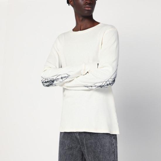  BASKETCASE GALLERY 긴팔 티셔츠 WARCO BO WHITE