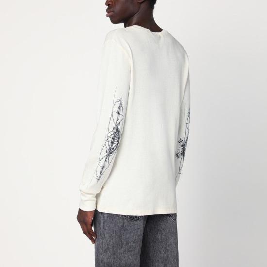  BASKETCASE GALLERY 긴팔 티셔츠 WARCO BO WHITE - BASKETCASE GALLERY