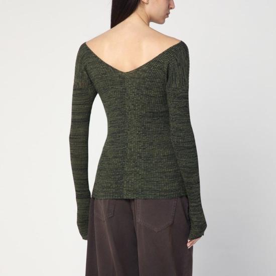 25SS 6397 스웨터 NSW655CO ARMYMARL GREEN - 6397