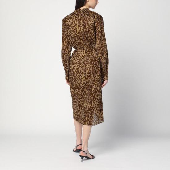 25SS 6397 미디 원피스 ND316CO LEOPARD MULTICOLOR - 6397