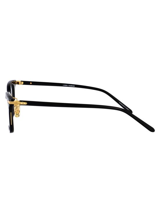25SS 린다페로우 안경 LF90AC1OPT C1 BLACK YELLOWGOLD - LINDA FARROW