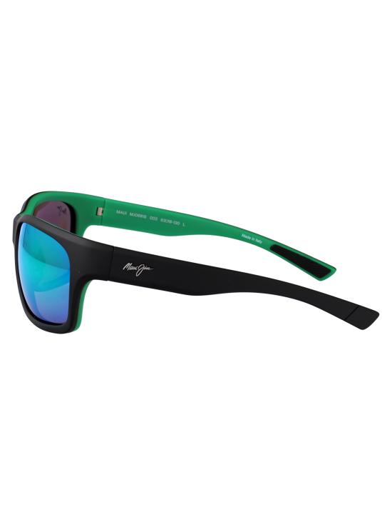 25SS 마우이짐 선글라스 GM68102A 01 MATTE BLACK W GREEN INTERIOR - MAUI JIM