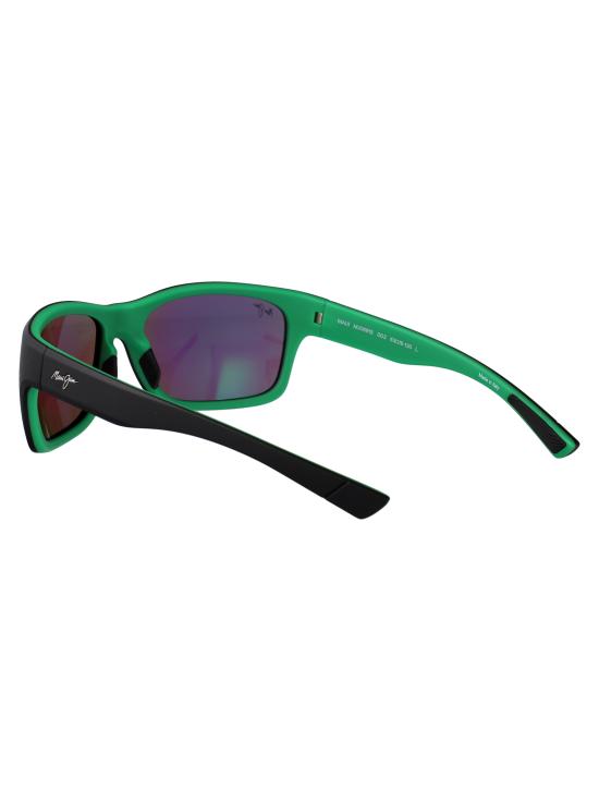 25SS 마우이짐 선글라스 GM68102A 01 MATTE BLACK W GREEN INTERIOR - MAUI JIM
