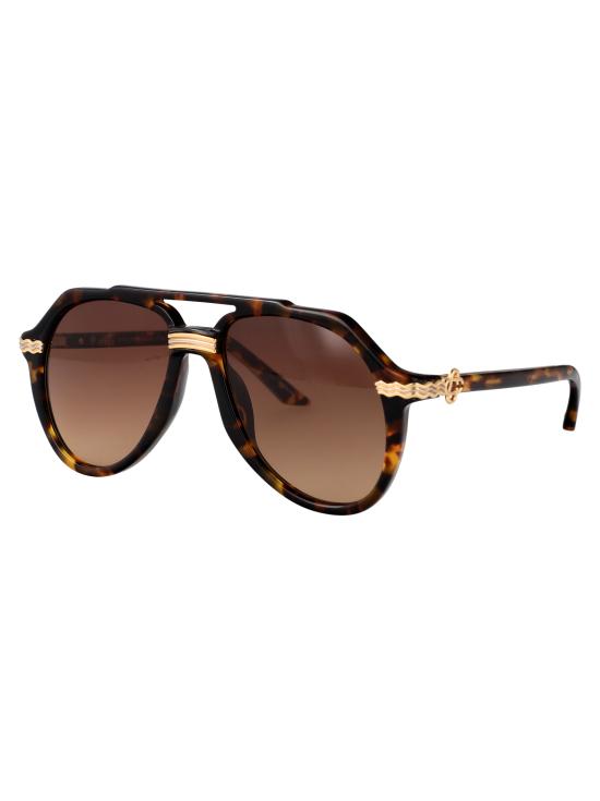 25SS 카사블랑카 선글라스 EW02302 HAVANA GOLD BROWN - CASABLANCA