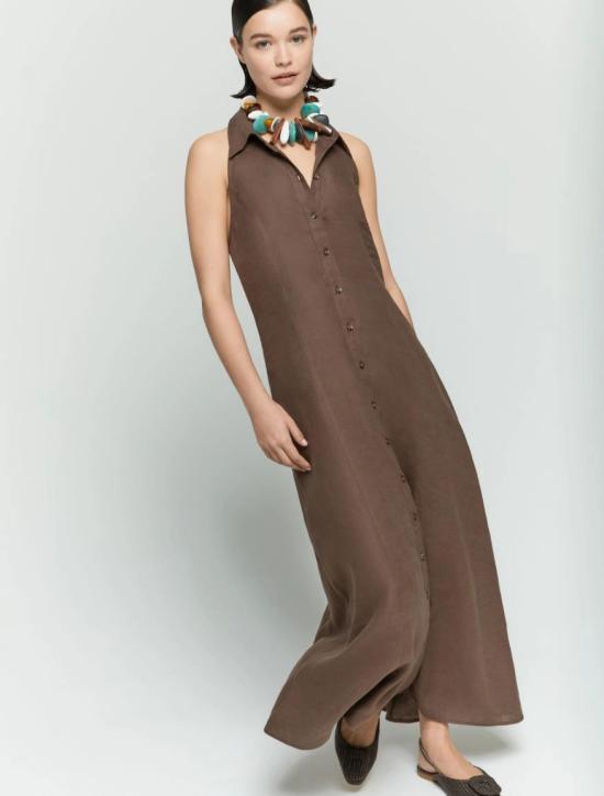 25SS 이블르스 롱 원피스 2517221072200004 BROWN - IBLUES