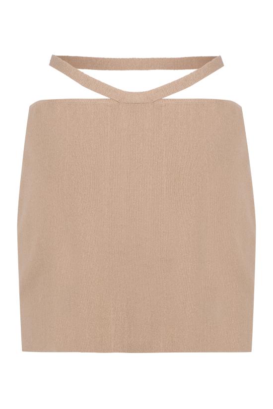  안드레아 아다모 숏 스커트 ADSS23SK119472680475 0477 skin - ANDREA ADAMO