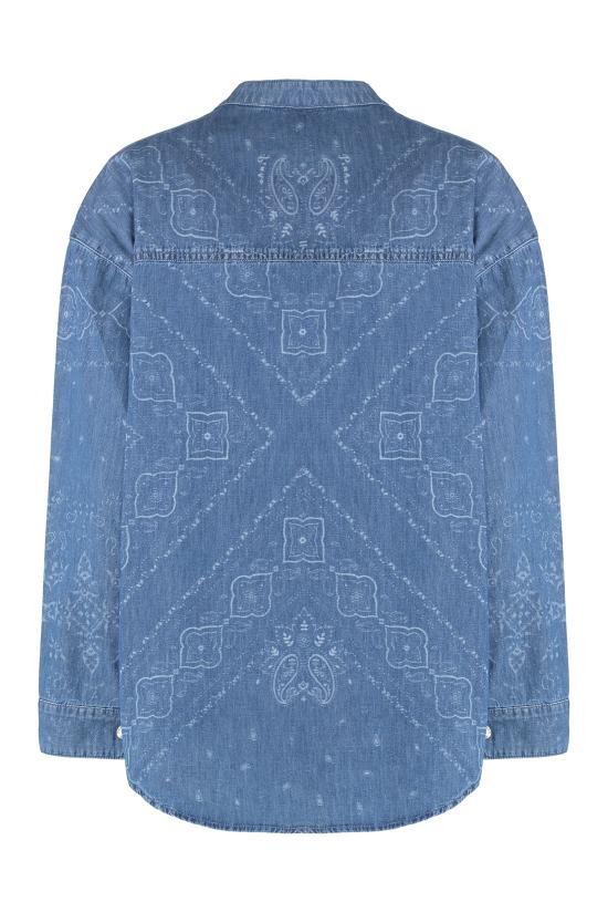 25SS 핑코 셔츠 104975A2I8PJE Denim - PINKO