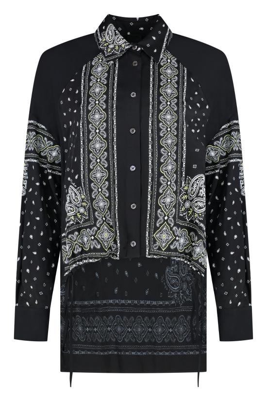 25SS 핑코 셔츠 104664A2CKZ1T black