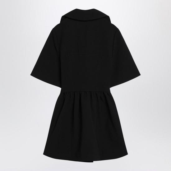 25FW 가니 숏 원피스 W02576752 099 BLACK - GANNI