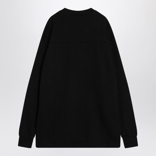 25SS 릭오웬스 x 챔피온 긴팔 티셔츠 CM01E1671CHFE 09 BLACK - RICK OWENS X CHAMPIONS