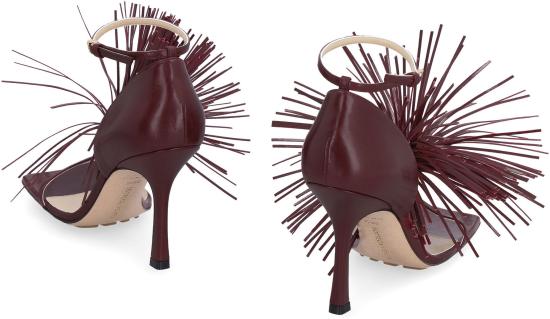  보테가베네타 런지 나파 태슬 샌들 런지 나파 태슬  716241VBSF0 6084 BURGUNDY - BOTTEGA VENETA