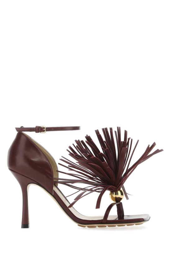  보테가베네타 런지 나파 태슬 샌들 런지 나파 태슬  716241VBSF0 6084 BURGUNDY