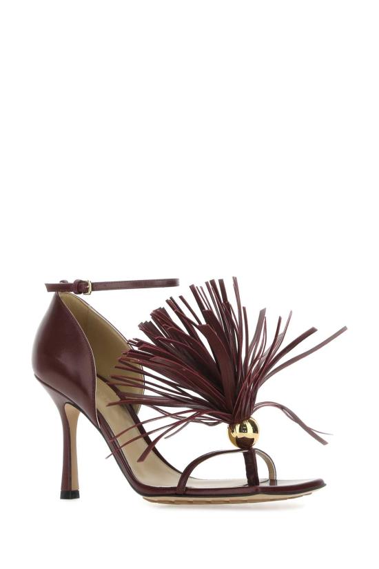  보테가베네타 런지 나파 태슬 샌들 런지 나파 태슬  716241VBSF0 6084 BURGUNDY - BOTTEGA VENETA