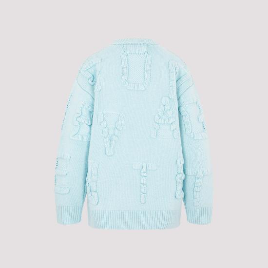  보테가베네타 스웨터 707883V26T0 8955 LIGHT BLUE - BOTTEGA VENETA