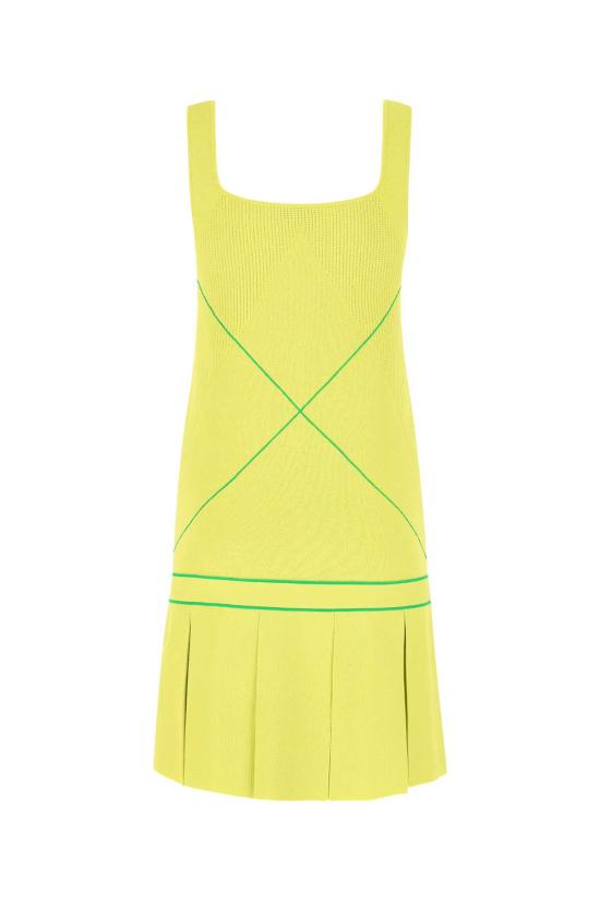  보테가베네타 미디 원피스 698085V1XG0 7214 GREEN - BOTTEGA VENETA