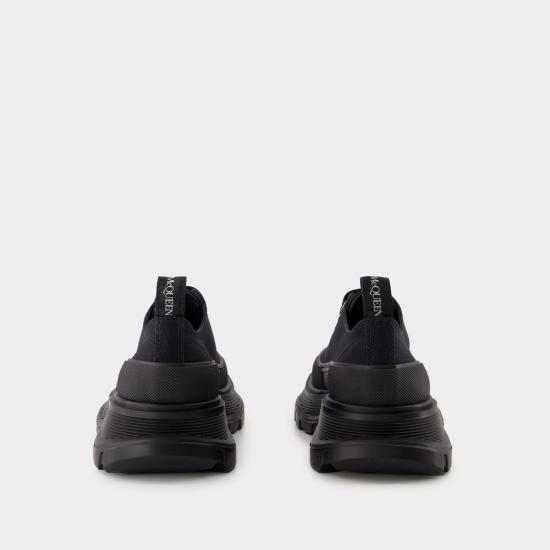  알렉산더 맥퀸 트레드 슬릭 레이스업 슈즈 697072W4AAQ 1000 BLACK - ALEXANDER MCQUEEN