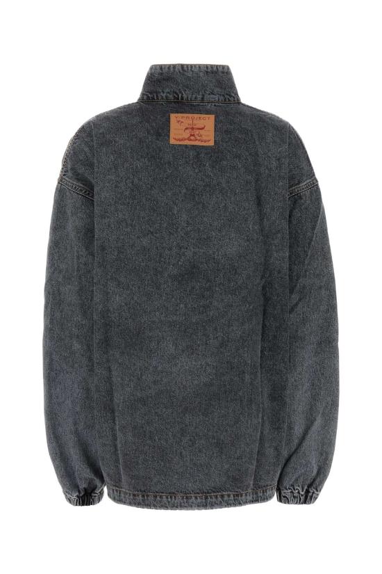 24FW 와이프로젝트 데님 자켓 207JA002D51 EVERGREENVINBLA BLACK - Y PROJECT