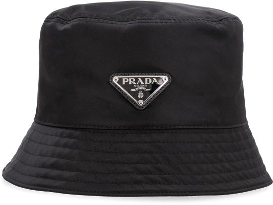  프라다 리나일론 버킷햇  1HC1372DMI F0002 BLACK - PRADA