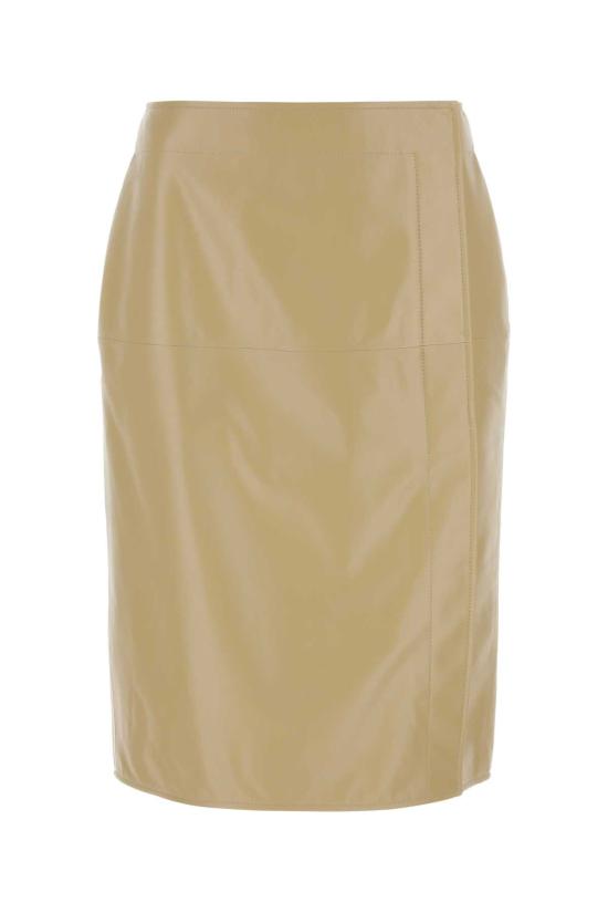  보테가베네타 미디 원피스 727841VKLC0 9640 BEIGE O TAN