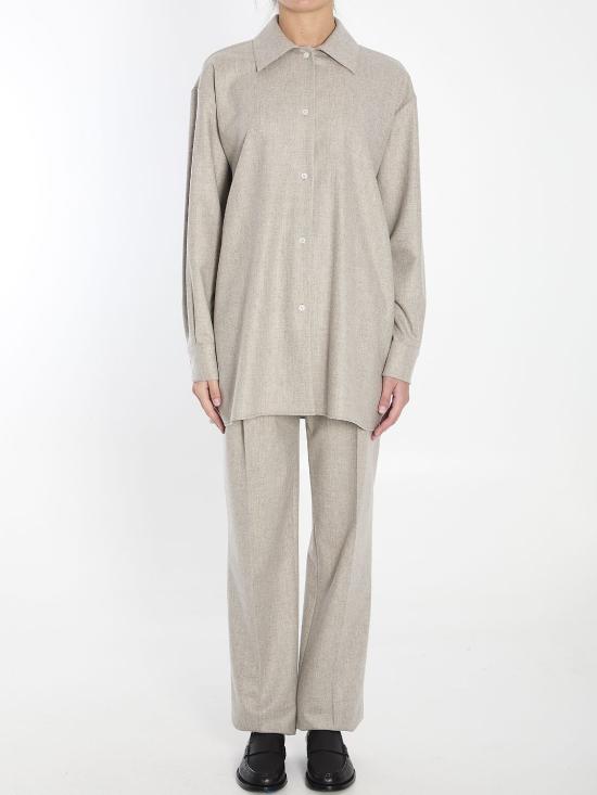 25SS 더로우 스트레이트 팬츠 8484W3301 LPB LIGHTPEBBLE - THE ROW