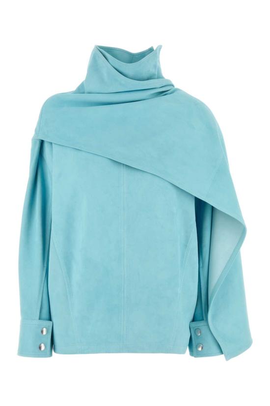  보테가베네타 블라우스 804566V4LG0 8955 LIGHT BLUE