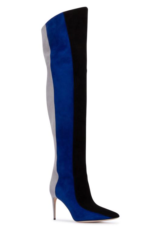  마놀로 블라닉 부츠 CHICU2231370 BLCKBBLULGRY - MANOLO BLAHNIK