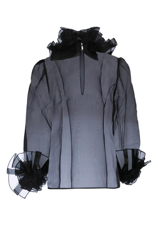  보디 블라우스 WRSH000001 BLACK - BODE