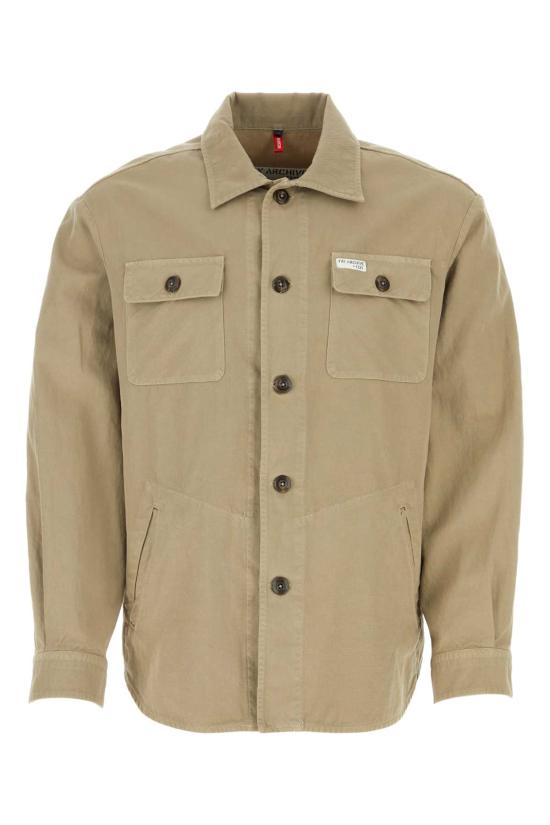  페이 긴팔 셔츠 MDM0446276TRR5 C807 BEIGE O TAN