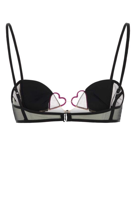  넨시 도자카 브라  NDSS23LIN001 BLKFCS BLACK - NENSI DOJAKA