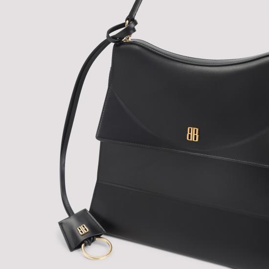 25SS 발렌시아가 나노 미디움 핸드백 8292932ABTZ 1000 BLACK - BALENCIAGA