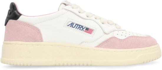 25SS 오트리 메달리스트 로우 레더 스니커즈 AULW GS20 White - AUTRY