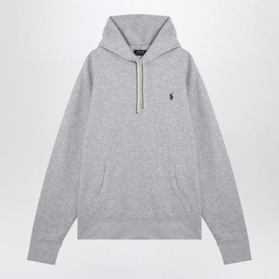 25FW 폴로 랄프로렌 포니 자수 플리스 후드 티셔츠 710766778006CO AH GREY