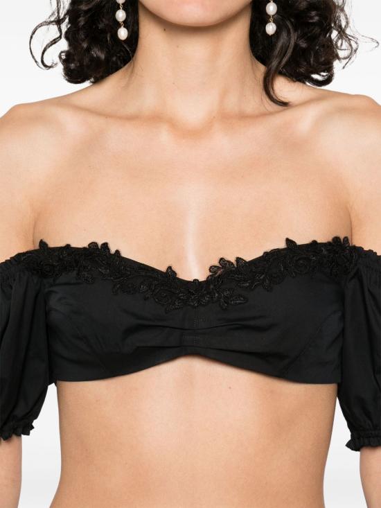 25SS 에르마노 설비노 반팔 티셔츠 D464L611OVZ95708 BLACK - ERMANNO SCERVINO