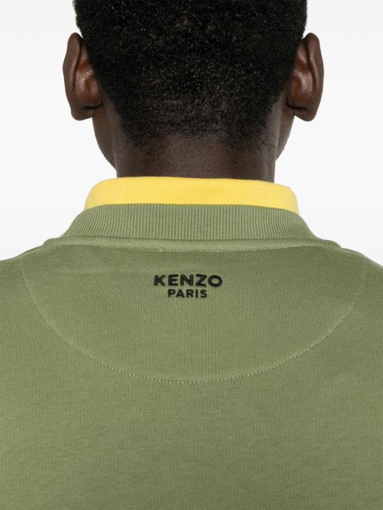 25SS 겐조 긴팔 티셔츠 FF55SW2704MF49 GREEN - KENZO