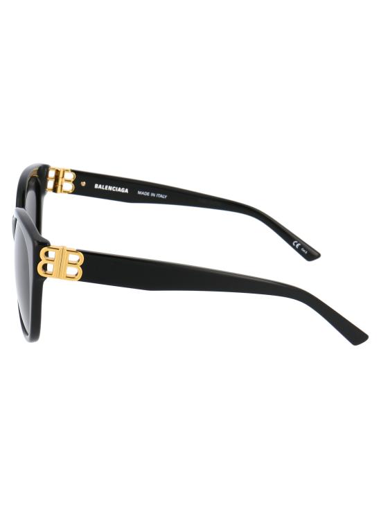  발렌시아가 선글라스 BB0103SA 001 BLACK GOLD GREY - BALENCIAGA