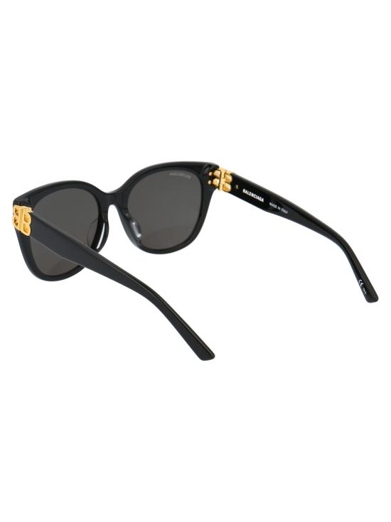  발렌시아가 선글라스 BB0103SA 001 BLACK GOLD GREY - BALENCIAGA