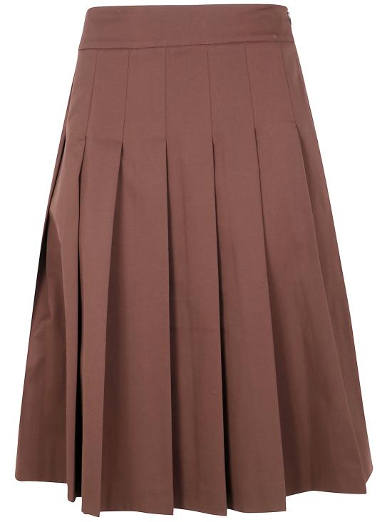 25SS 닥터 호프 롱 스커트 4041F4153 CHOCOLATE BROWN