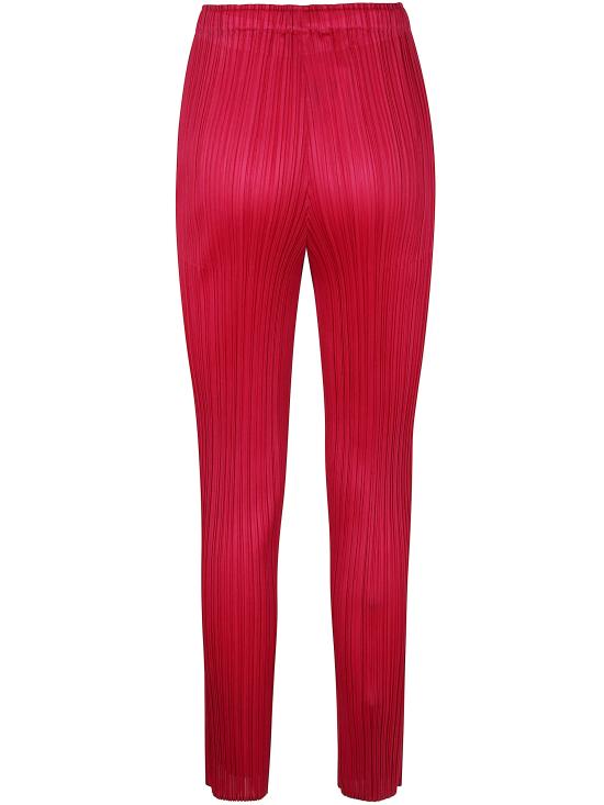 25SS 플리츠플리즈 스트레이트 팬츠 PP56JF407 23 RED - PLEATS PLEASE