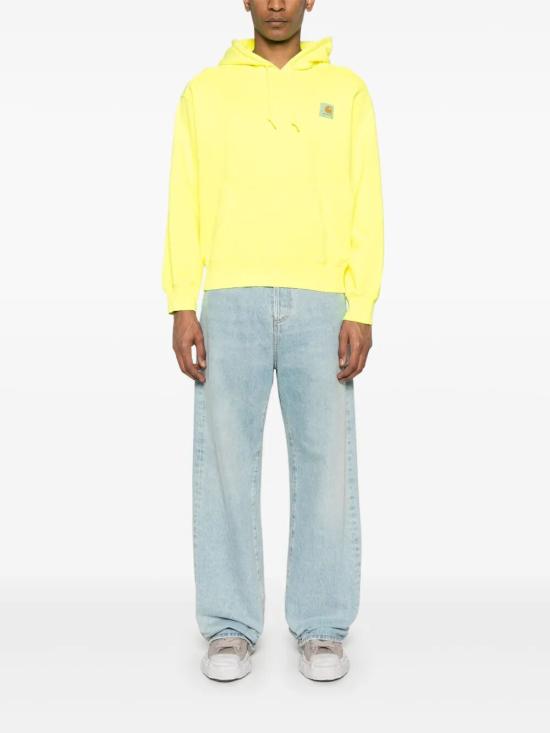 25SS 칼하트 WIP 인더스트리 후디 I034417 2M3GD YELLOW ORANGE - CARHARTT WIP